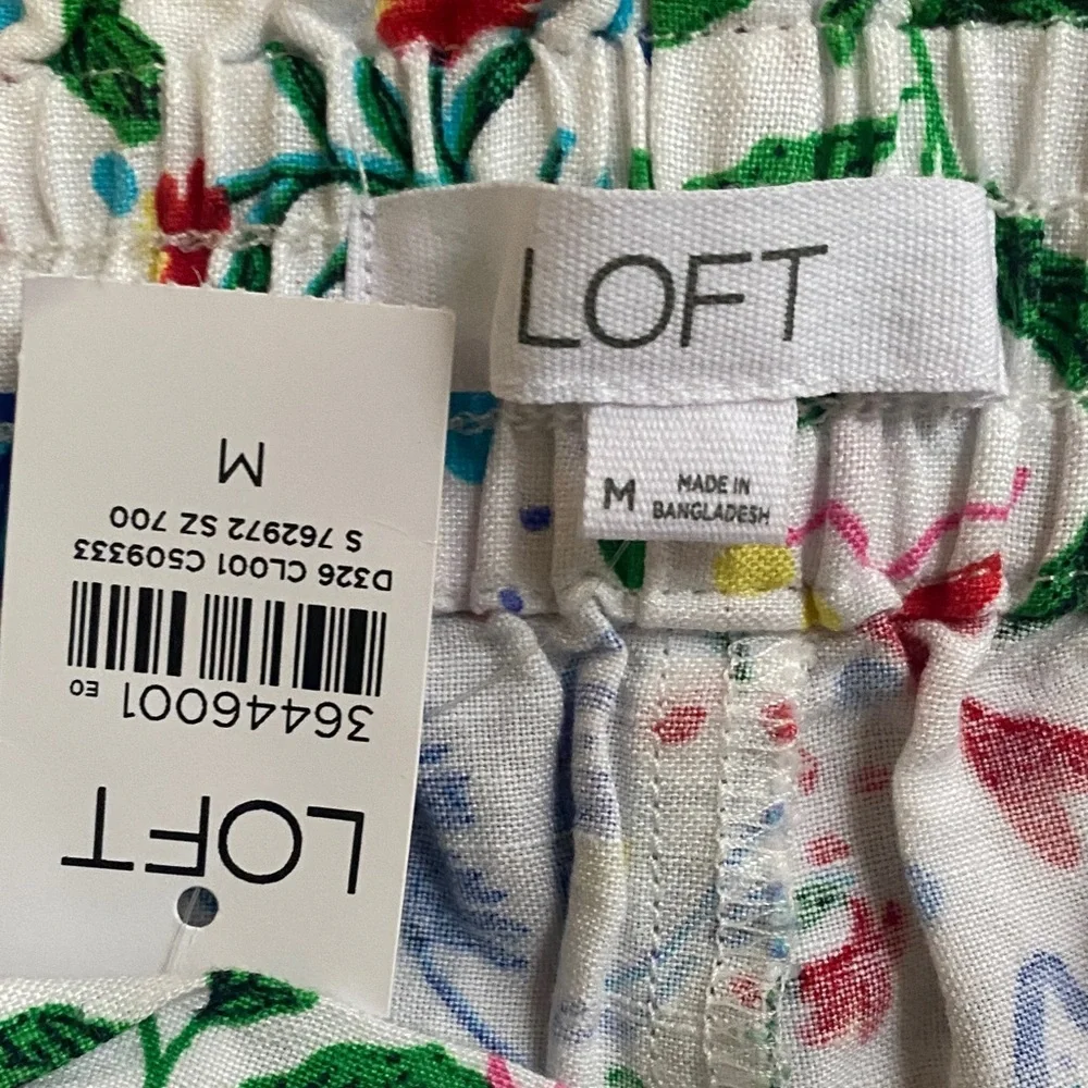 LOFT Floral and Striped Shorts bundle of 5 - Picture 4 of 7
